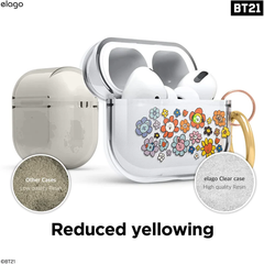 Vỏ bảo vệ elago|BT21 Flower Clear cho AirPods 3