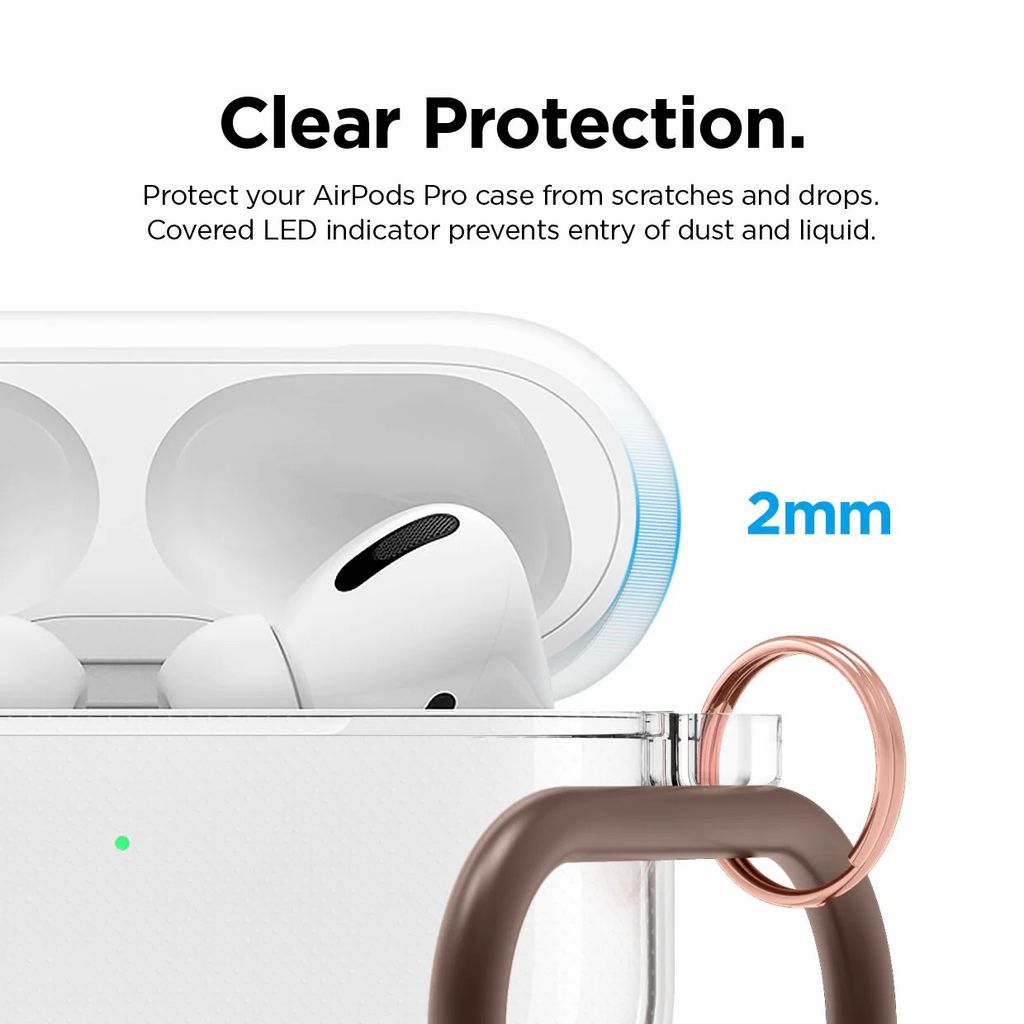 Vỏ bảo vệ elago Clear Hang cho AirPods Pro