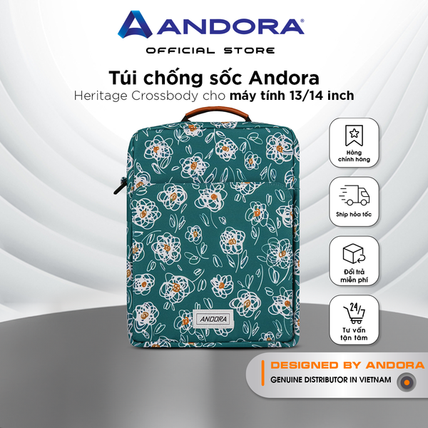 Túi xách đứng ANDORA Heritage Crossbody cho máy tính xách tay