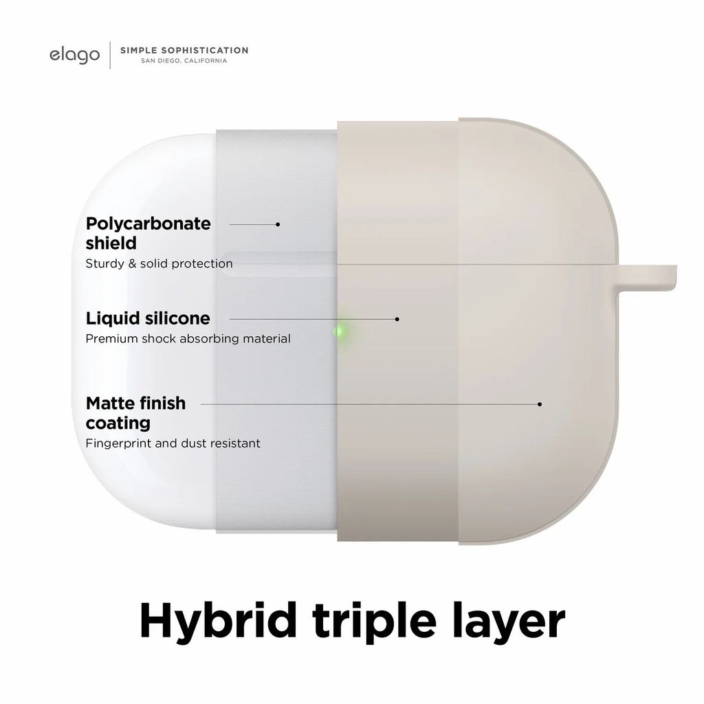 Vỏ bảo vệ elago Liquid Hybrid cho AirPods Pro 2