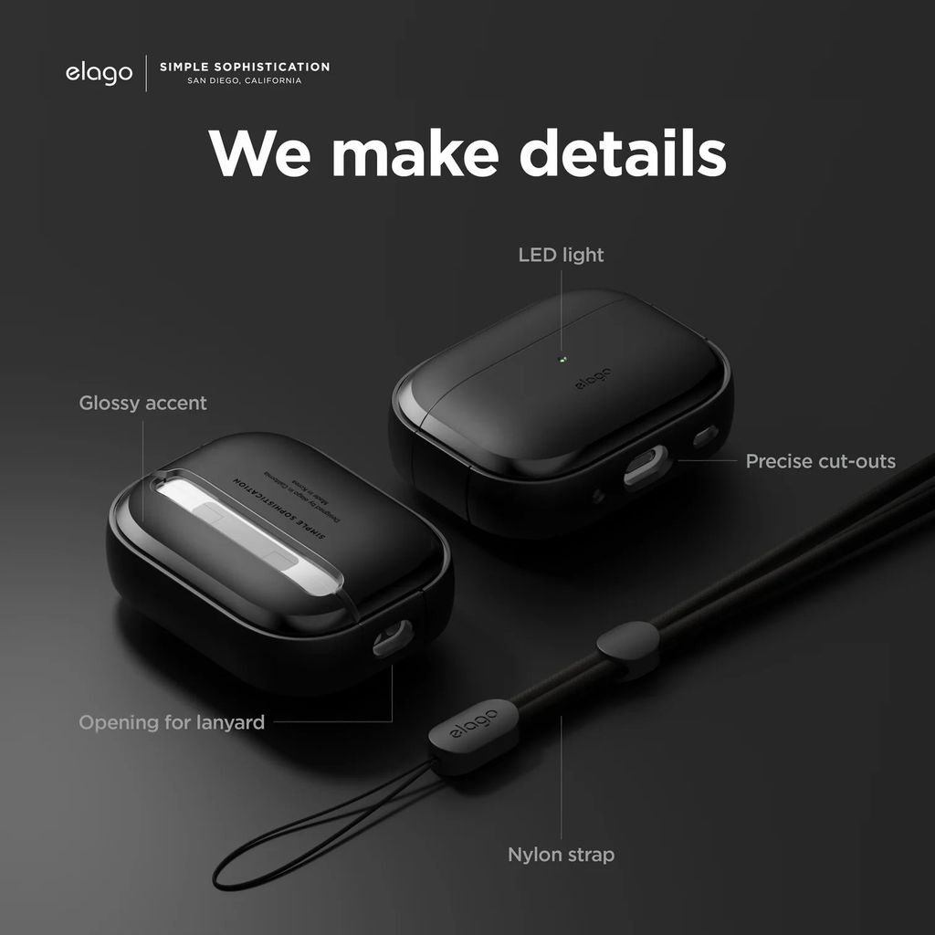 Vỏ bảo vệ elago EDC cho AirPods 3