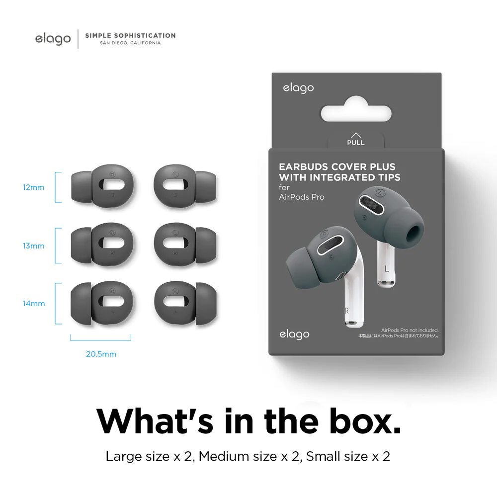 Bọc tai nghe elago Earbuds Cover Plus cho AirPods Pro