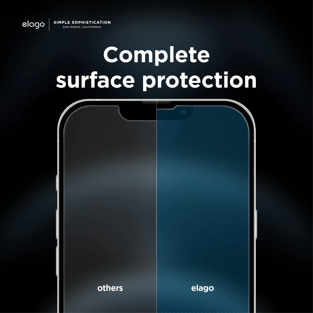 Kính cường lực elago Tempered Glass+ Screen Protector cho iPhone (Hỗ trợ dán miễn phí trực tiếp tại shop)