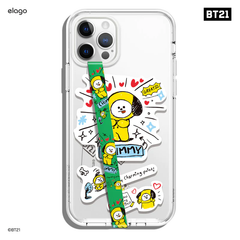 Dây đeo elago|BT21 Phone Strap kèm stickers cho smartphone