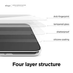Kính cường lực elago Tempered Glass+ Screen Protector cho Samsung Galaxy (Hỗ trợ dán miễn phí trực tiếp tại shop)