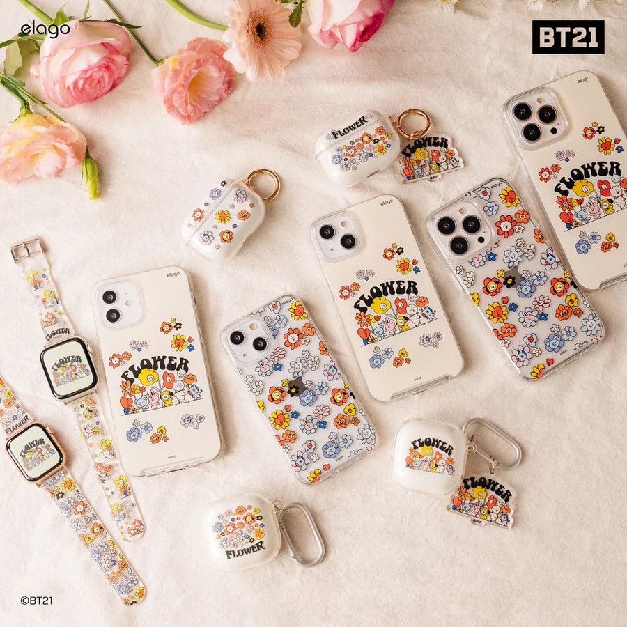 Ốp lưng elago|BT21 Flower cho iPhone 13 Series