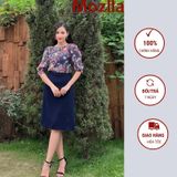  Áo sơ mi nữ thiết kế MOZLLA vải tơ mềm MLA 0323 
