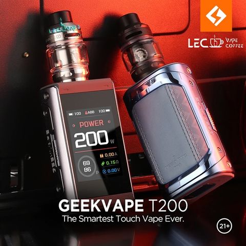  GeekVape AEGIS T200 200W (Màn hình cảm ứng) - Kèm 2 pin 