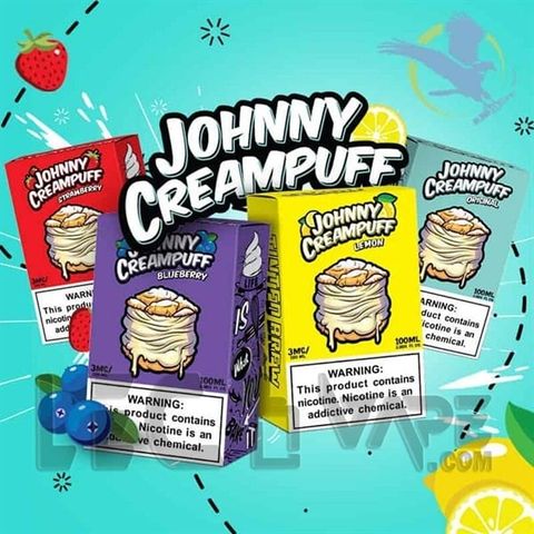  JOHNNY CREAMPUFF - CARAMEL TOBACCO - Bánh su kem Thuốc lá Caramel 