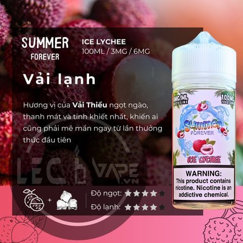  SUMMER FOREVER - ICE LYCHEE - Vải lạnh 