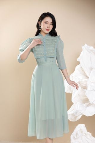 Đầm liền mint Diana