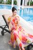 Đầm maxi hoa thược dược