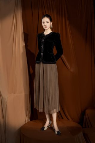 Áo vest nhung