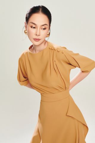 Áo lụa tay lửng Amora