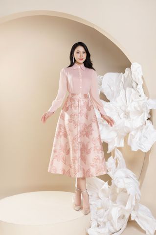 Chân váy hồng Mary