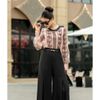 Elegant Lace Print Blouse