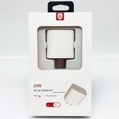 Bộ Sạc Nhanh PD 20W Cho iPhone, iPad Hoguo G06 Type-C