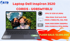 Laptop Dell Inspiron 3520 Core I5- I5U085W11BLU