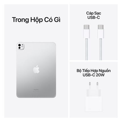 Máy tính bảng Ipad Pro 11/M4/Wifi + Cellular (5G) 256 GB _MVW13ZA/A