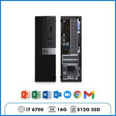 Máy tính Dell OPTIPLEX - PC Dell cấu hình cao Core i7-6700/RAM 16GB/SSD512GB)