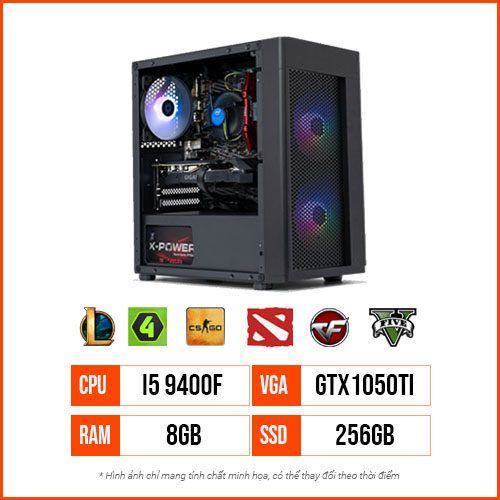 TTC02 Gaming Online- i5 9400F | Ram 8GB | SSD 256G | GTX1050ti 4G