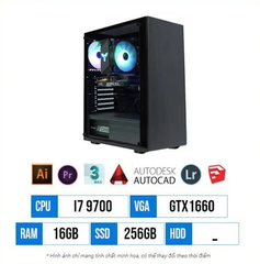 PC Designer T08 – Core i7 9700 | 16G | GTX1660 6G | 256G SSD|Renew