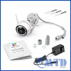 Camera IP hồng ngoại không dây, tích hợp còi và đèn báo 2.0 Megapixel EZVIZ C3W 1080P (CS-CV310-A0-1B2WFR) – Bảo Hành 24