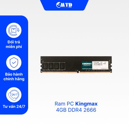 Ram PC Kingmax 4GB DDR4 2666