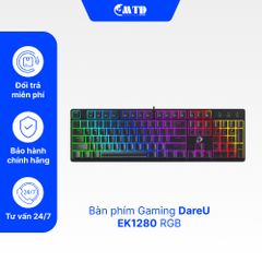 Bàn phím Gaming DareU EK1280 RGB	-Bảo hành 24 tháng