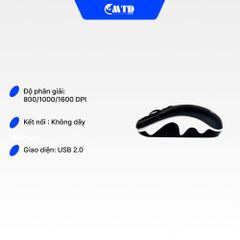 Chuột không dây Eblue EMS816 (USB-Wireless)– Bảo Hành 12 Tháng