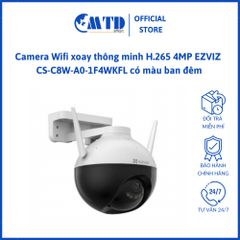 Camera Wifi xoay thông minh H.265 4MP EZVIZ CS-C8W-A0-1F4WKFL có màu ban đêm – Bảo Hành 24 Tháng