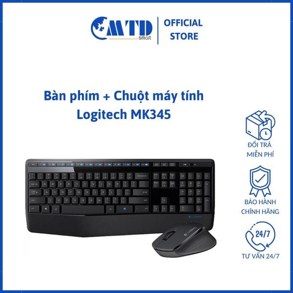 Bàn phím + chuột máy tính Logitech MK345