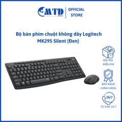 Bộ bàn phím chuột không dây Logitech MK295 Silent (Đen) – Bảo hành 12 Tháng