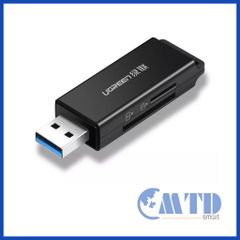 Đầu Đọc Thẻ Nhớ SD/TF USB 3.0 Ugreen 40752 - Bảo hành 18 tháng
