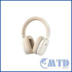 Tai Nghe Chụp Tai Không Dây, Chống Ồn Chủ Động Baseus Bowie H1 ANC -Màu trắng