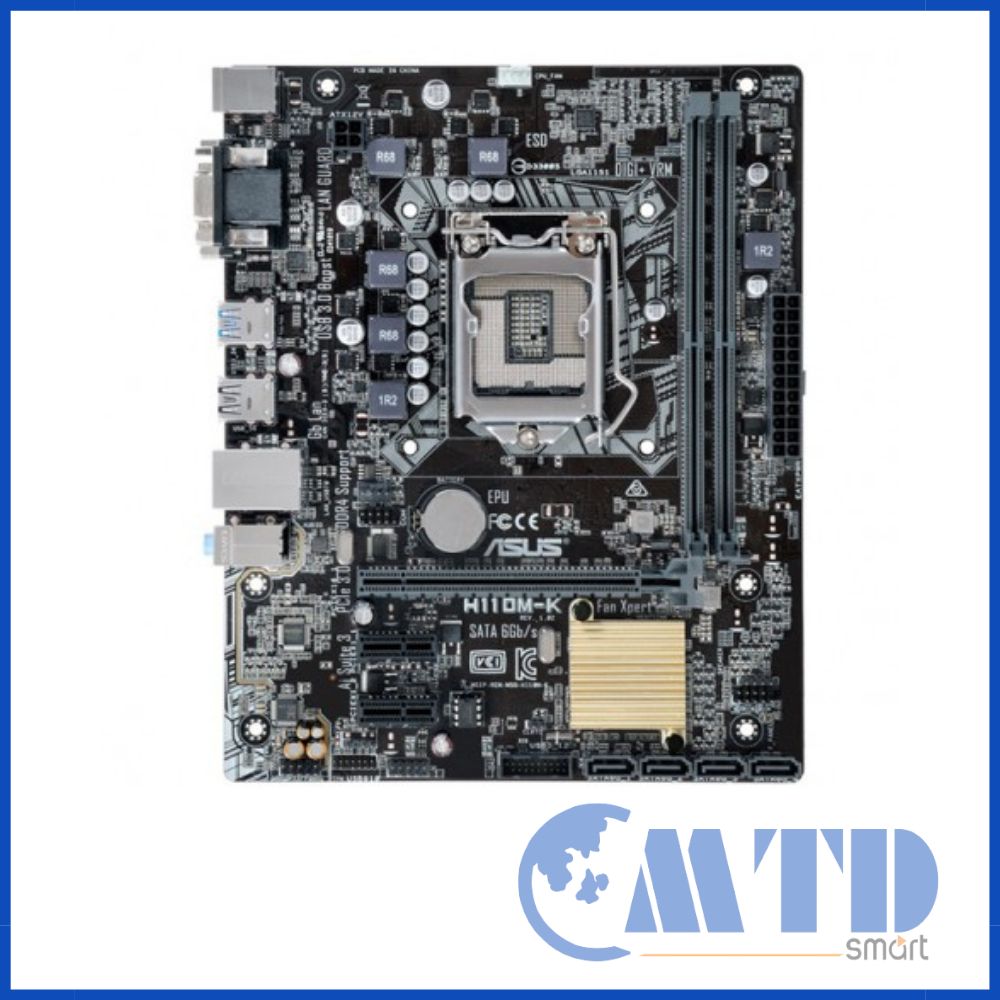 Bo mạch chính Mainboard Asus H110M-K– Bảo hành 36 tháng