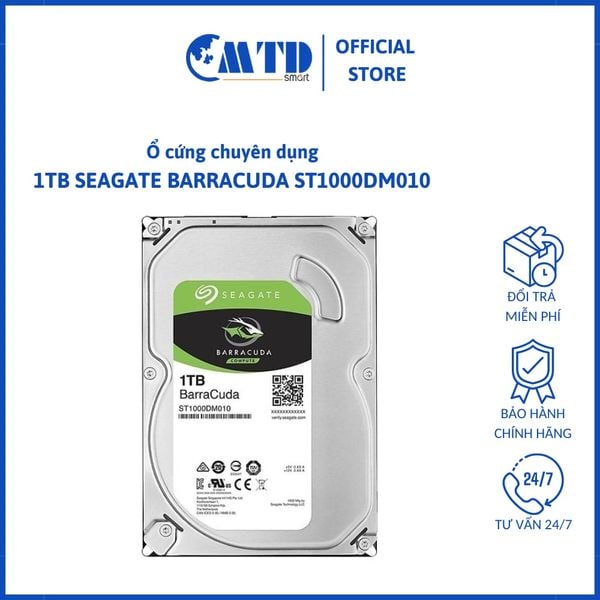 Ổ cứng chuyên dụng 1TB SEAGATE BARRACUDA ST1000DM010
