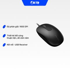 Chuột Rapoo N120 đen (USB)– Bảo Hành 12 Tháng