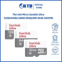 Thẻ Nhớ MicroSDXC SanDisk Ultra 32GB 64GB 128GB 100MB/s 667x SDSQUNR-064G-GN3MN