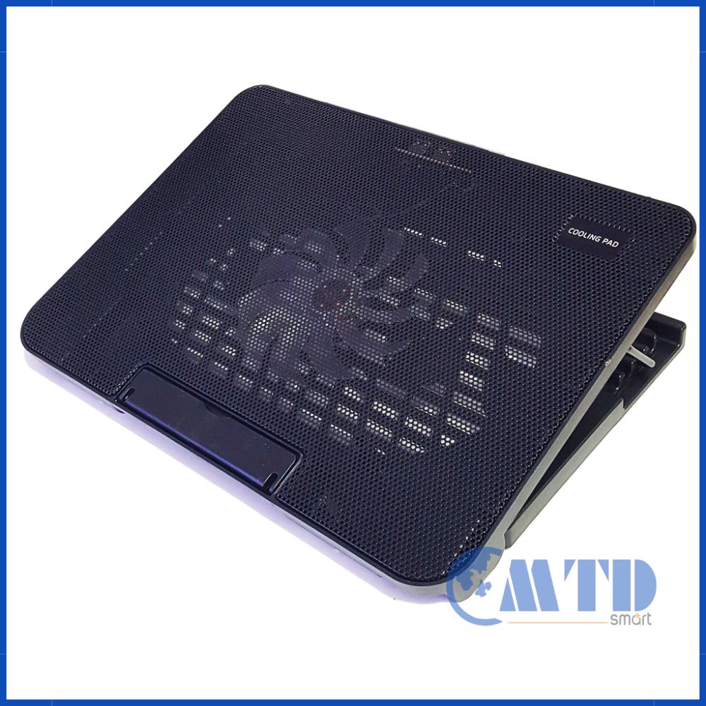 Đế Tản Nhiệt Laptop N99 COOLING PAD cho laptop từ 17 inch trở xuống - Loại Cao Cấp, 1 Fan/ 2 Fan , Đế Nâng 45 Độ