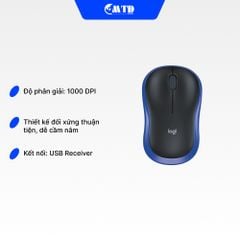 Chuột Wireless Logitech M185 – Bảo Hành 12 Tháng