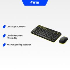 Bộ bàn phím chuột không dây Logitech MK240 Nano Wireless – Bảo hành 12 Tháng