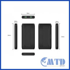 Pin Sạc dự phòng Polymer 10.000mAh Orico K10S - Bảo hành 12 tháng