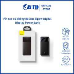 Pin sạc dự phòng Baseus Bipow Digital Display Power Bank 15W 10.000 mAh