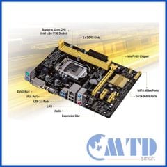 Bo mạch chính Mainboard Asus H81M - K – Bảo hành 36 tháng