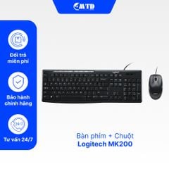 Bàn phím + Chuột Logitech MK200– Bảo Hành 12 Tháng