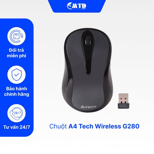 Chuột A4 Tech Wireless G280 – Bảo Hành 12 Tháng