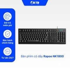 Bàn phím có dây Rapoo NK1800 – Bảo Hành 12 Tháng
