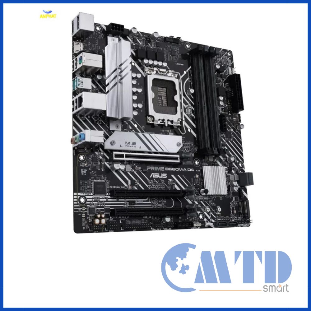 Bo mạch chính Mainboard Asus Prime B660M – A - D4 CSM  – Bảo hành 36 tháng