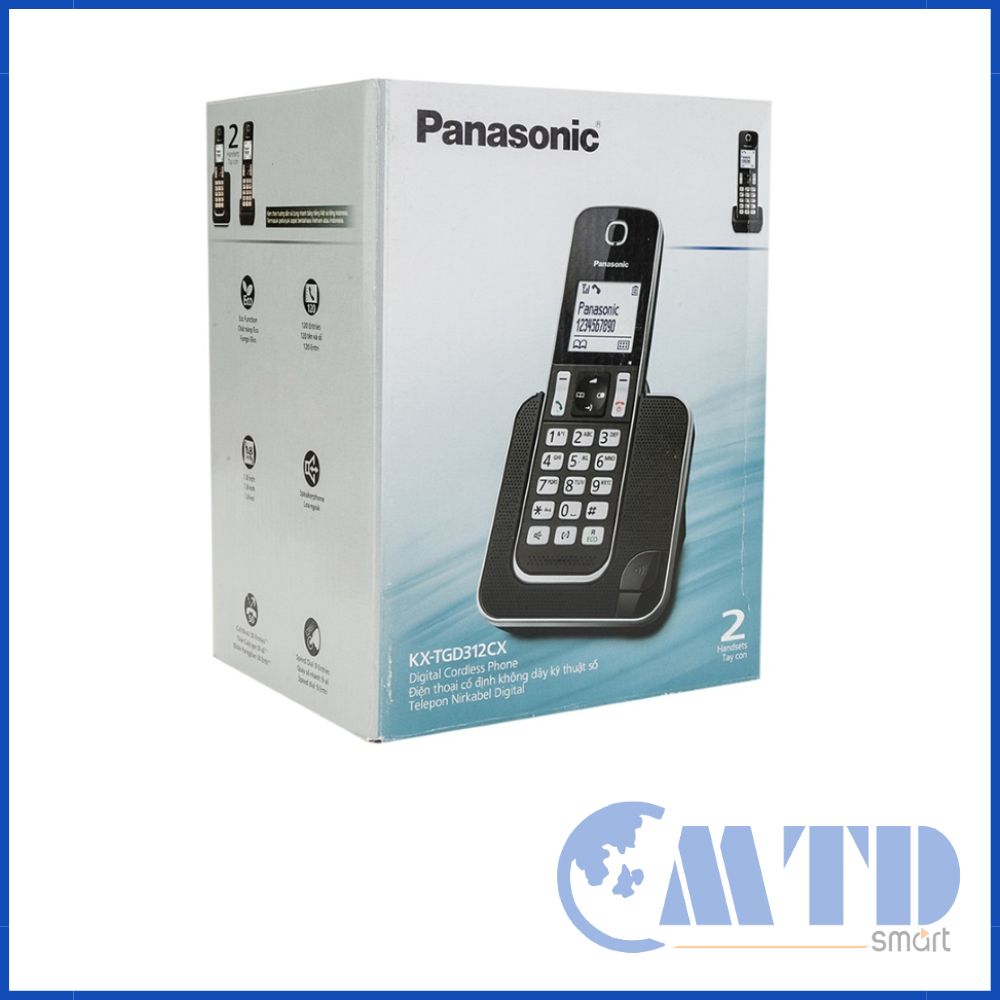 Điện thoại không dây Panasonic KX-TGD312CX